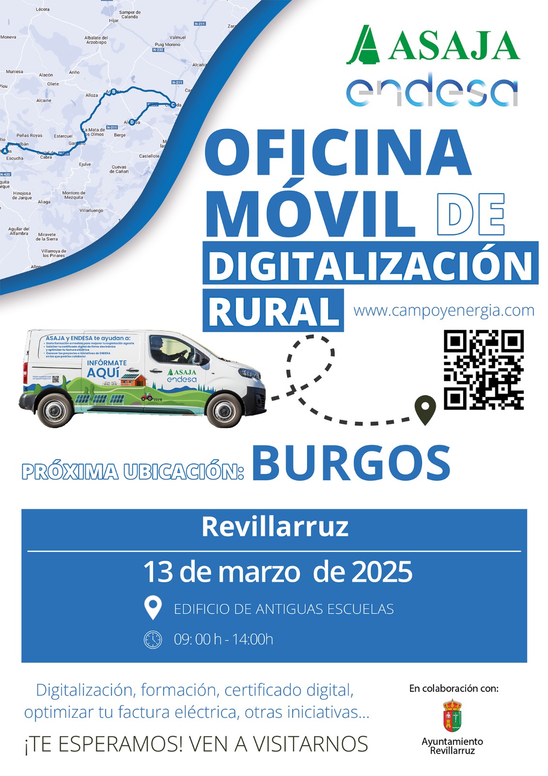 OFICINA MÓVIL DE DIGITALIZACIÓN RURAL. 13 de MARZO DE 2.025